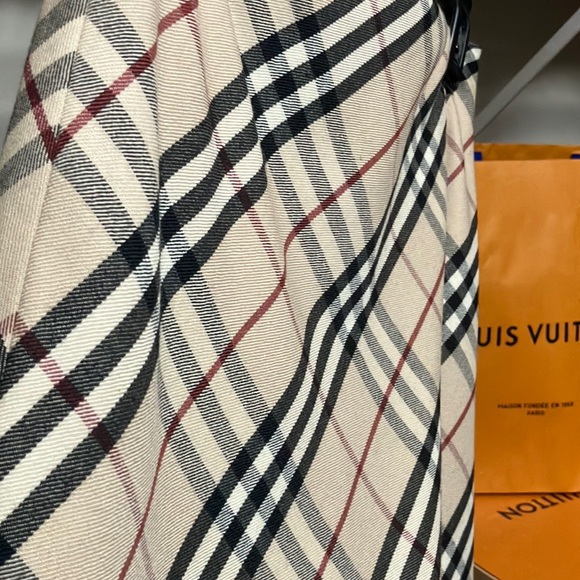 Burberry Vintage Nova Check A-Line Skirt - Size 0 - Picture 5 of 7